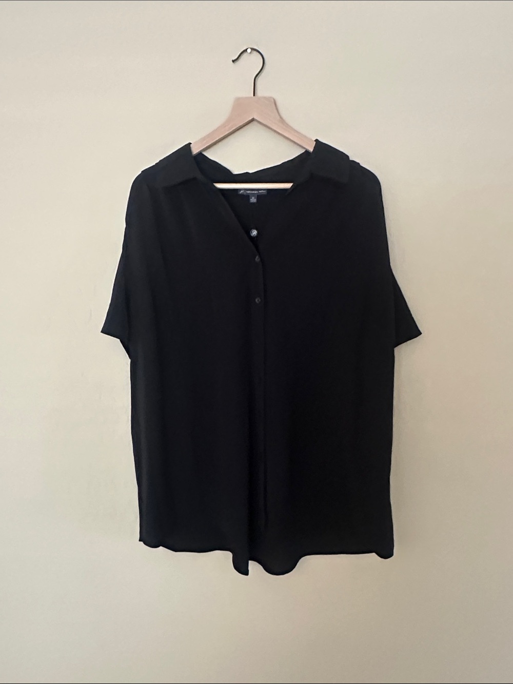 Adriana Papell puff sleeve blouse 2x
